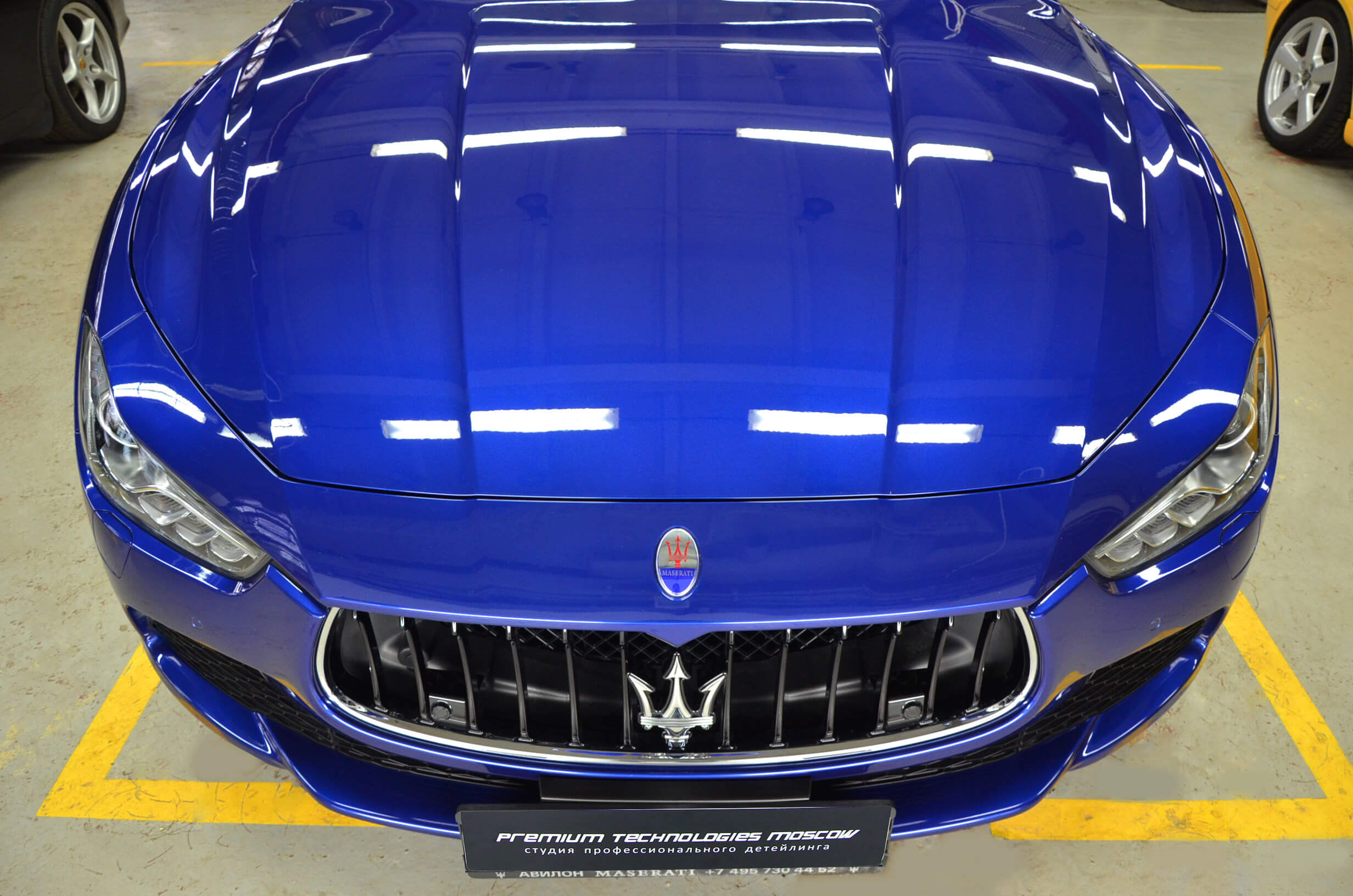Детейлинг Maserati Ghibli BLUE EMOZIONE